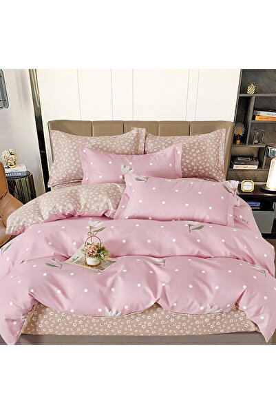 OEM Lenjerie de pat cu elastic 180x200 pentru pat dublu 2 persoane Dreamelle,...