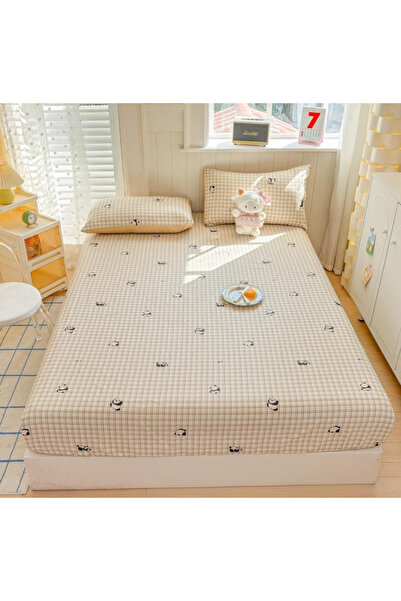 FIONNA.RO 100% Cotton Ranforce Duvet Cover With Elastic And Pillowcases 160x2...