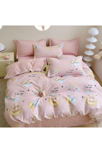 OEM Lenjerie de pat cu elastic 180x200 pentru pat dublu 2 persoane Dreamelle,...