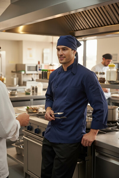 canan erman dolunay iş güvenliği ekipmanları Aşçı Chef Bonesi Alpaka Kumaş