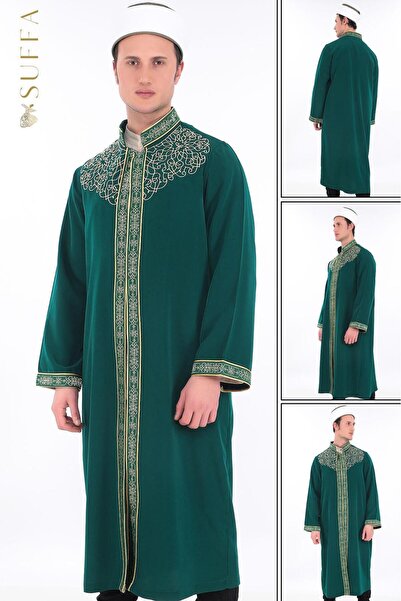 Suffa PRESTİJ SERİ ÖZEL NAKIŞLI BORDÜRLÜ İMAM CÜBBESİ