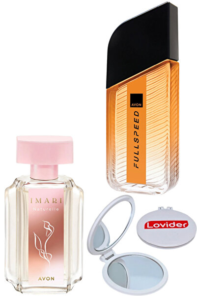 AVON Imari Naturelle Kadın Parfüm EDT 50ml + Full Speed Erkek Parfüm EDT 100m...