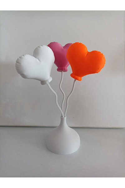 smilechild 3 Pieces Heart Shaped Balloon Decorative Object 20 cm Valentine's ...