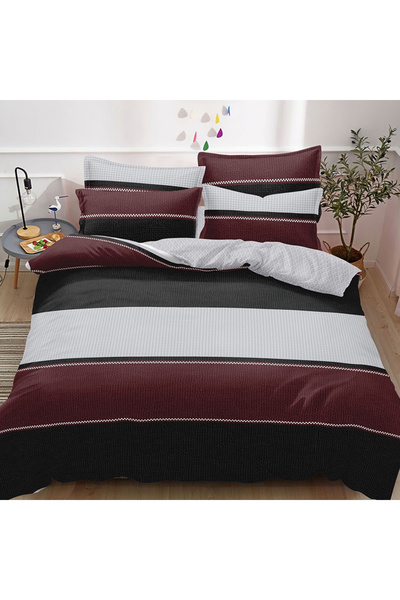 OEM Lenjerie de pat cu elastic 180x200 pentru pat dublu 2 persoane Dreamelle,...