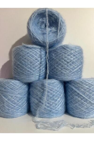 İPEK YÜN İPLİK DÜNYASI Ανγκόρα 3 στρώσεων (Μπλε του πάγου) 100γρ