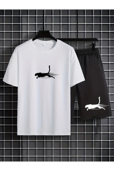 orwen life est. 2022 THORT SUIT UNISEX, CU TĂIȚEALĂ LARGĂ, DIN BUMBAC, CU IMP...