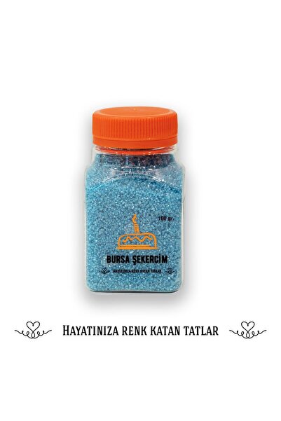 şekers hayatınıza renk katan tatlar Mavi Sanding Şeker 100GR