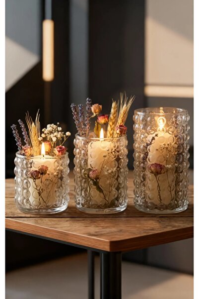 Meyra Cam Play to the Top in the Decoration: 3-Piece Handcrafted "Bubble" Pat...