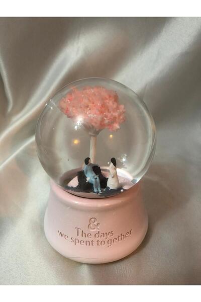 Nesel Atelier Romantik Sevgili Kar Küresi - Işıklı, Müzikli
