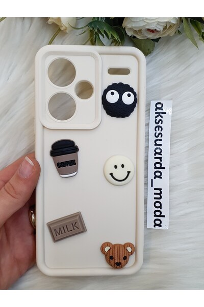 Aksesuarda Moda غطاء سيليكون متوافق مع هاتف ريدمي نوت 13 برو بلس