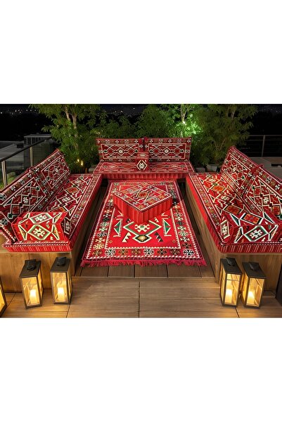 ademircan Şark Köşesi Takımı 70×190cm (15 parça )özel çekmeyen süngerli minde...