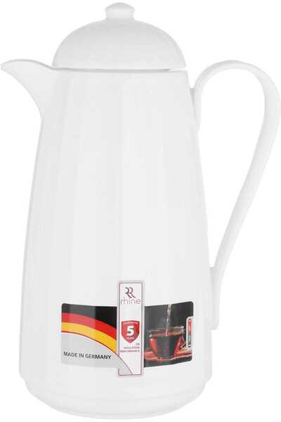 Generic ترمس أحجار الراين، سعة 1 لتر، وعاء داخلي من الزجاج الحراري، غلاف خارج...