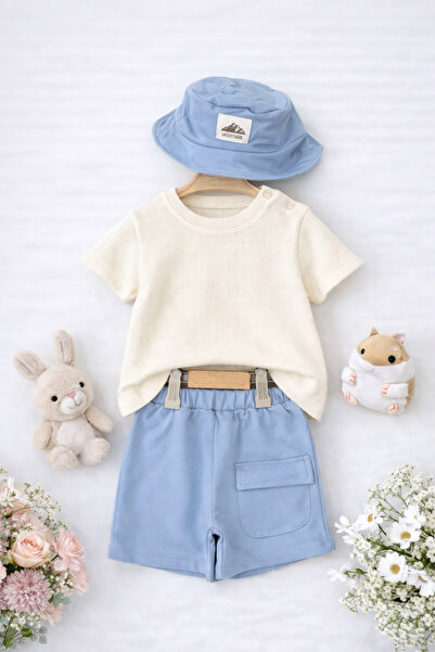 ASİLA Summer Baby Set with Hat