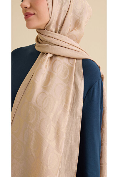 Imannoor DAMA DESEN ANTİK BEJ NAİA ŞAL