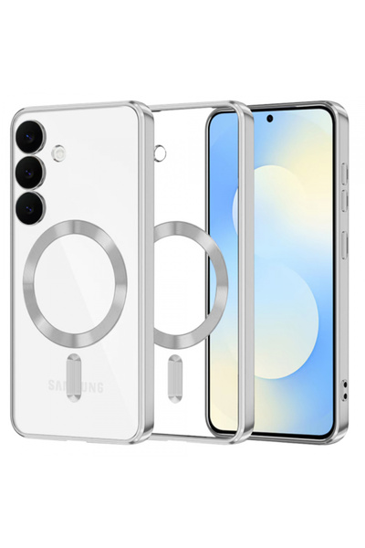 Techsuit MagSafe Case for Samsung Galaxy S25 FE, Techsuit, Luxury Crystal, Si...