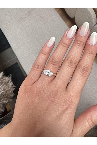 Kius خاتم سوليتير الذهب