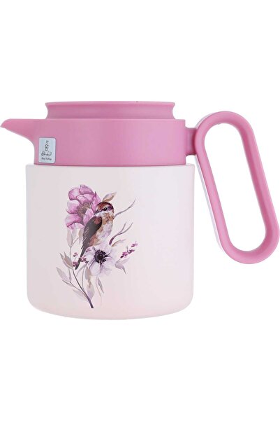 AZOZ MERCHLY Thermos, 1.2 liters, steel inner case, steel outer case - pink