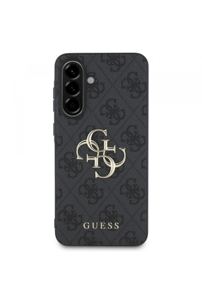 Guess Case for Samsung Galaxy A36 A366, Guess, 4G Big Logo, Black