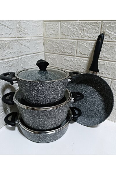 asc.home Granite Cookware Set. (7 Pieces)