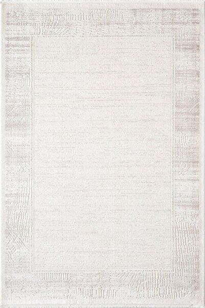 Karmen Halı Leon LN008B Krem Halı Klasik Desen Pamuk Taban Akrilik Tozuaz Sal...