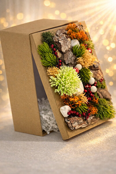 Derin Düşler Özel Tasarım Mini Bahçe Çiçek Kapaklı Şık Lüks Doğum Günü Anneye...