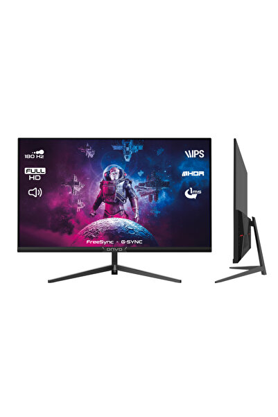 ONVO OV27MNT202G, 27" 1ms, 180Hz, Full HD, 2xHDMI, DP, 2x2W Hoparlör, Me...