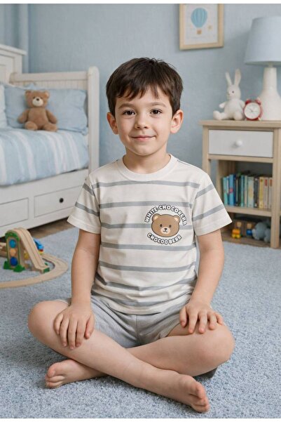 FURKYY Boy's Summer Shorts Set