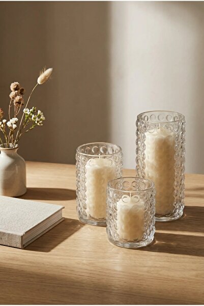 Meyra Cam 6-Piece Prestige Set: Handcrafted "Bubble" Glass & Mystical Sandalw...