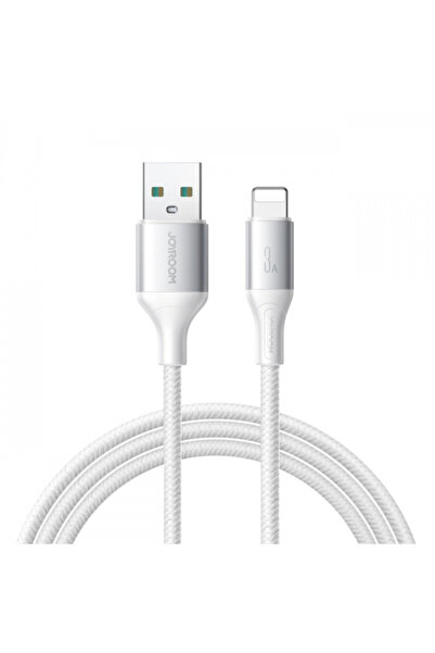 Joyroom Cablu Date si Incarcare USB-A - Lightning S-A28 Flash, 18W, 2m, Alb