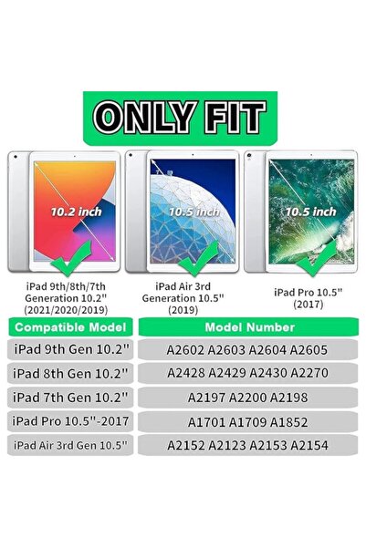 PROCASE Husă pentru iPad a 9-a/a 8-a/a 7-a generație, 10,2 inci (2021/2020/2019), husă inteligentă subțire
