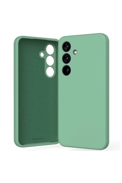 Mercury Goospery Samsung Galaxy S24 Mercury Silicone Case - Green - Durable S...