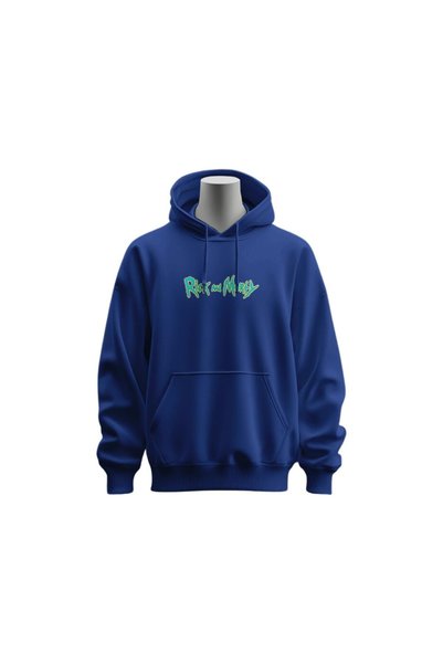 Zec Style Rick And Morty Hoodie - G21036 - Lacivert