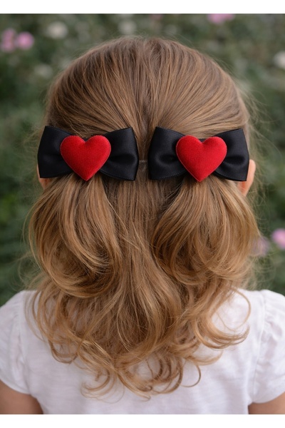 DOUBLE RIBBON BUCKLE APRIL 23 VALENTINE 'S DAY HEART PARTY