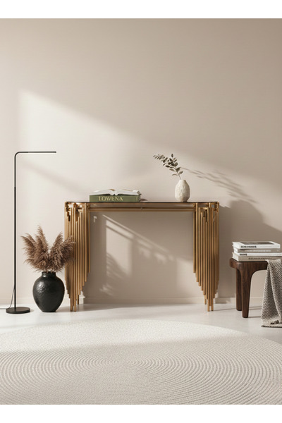 lowena home ULTRA LAK GOLD KAPLAMA DRESUAR 120CM