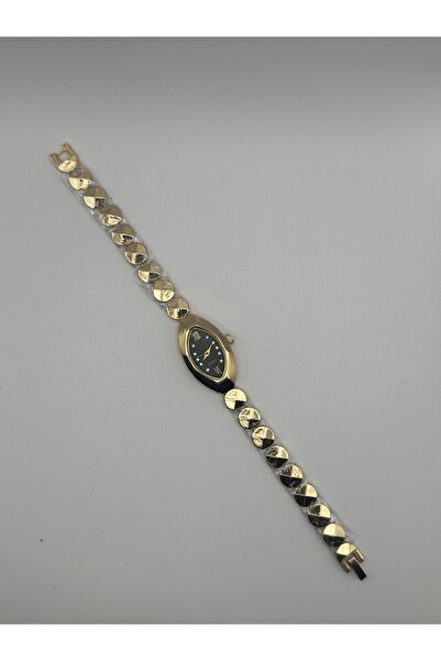 QUARTZ Oval Case Minimal Vintage Women's Wristwatch in Gift Box