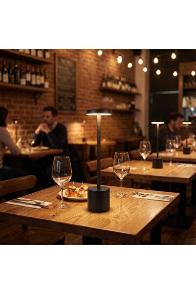 Panther PT-704 SİYAH USB ŞARJLI MASA LAMBASI