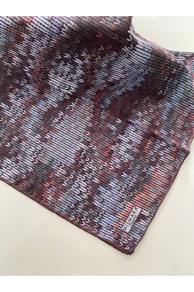 mismara Örük Pattern Organic Scarf