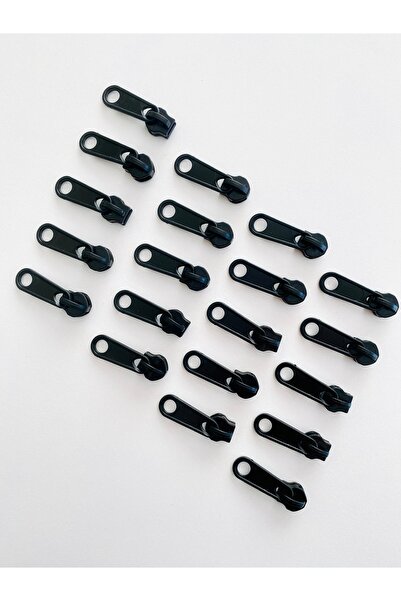 seyranat 20 черни пластмасови, съвместими с метров цип, T5 Classic Quality Fu...