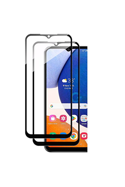 WOZINSKY Full Glue Glass Screen Protector Set for Samsung Galaxy A14 5G - Cas...