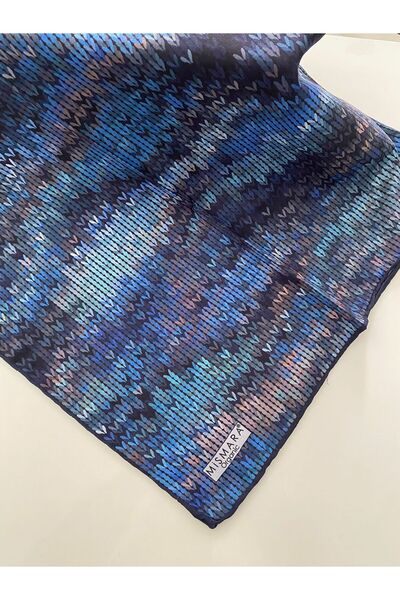 mismara Örük Pattern Organic Scarf