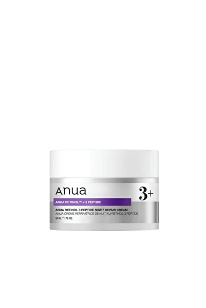 ANUA Regenerating night cream, Retinol 3 Peptide Night Repair, Anua, 50 g