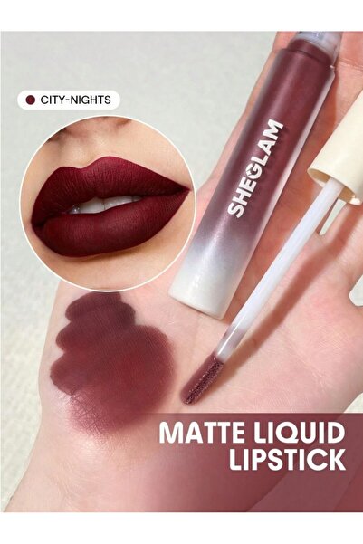 SHEGLAM Matte Allure Liquid Lipstick-Matte Allure Kadifemsi Mat Likit Ruj