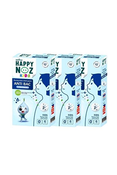 Happy Noz 3 packs of antibacterial nasal congestion relief patches (for child...