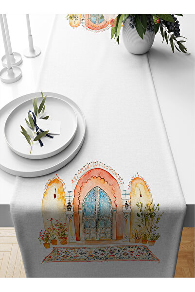 Bertille Home Ramadan Series 140x40 Cm Digital Printed Runner (Ramadan)