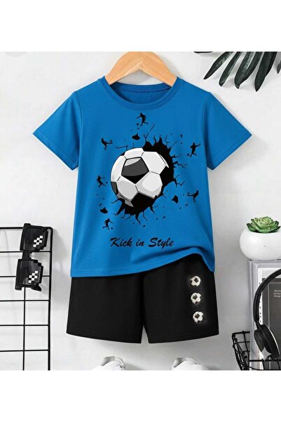 Nice Clothes Children's Tracksuit Set Hooded Unisex Kick Top Print