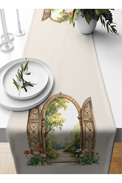 Bertille Home Seria Ramadan 140x40 cm Runner imprimat digital (din Rama)