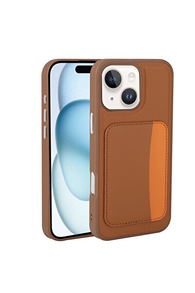 m.tk moveteck iPhone 13 - 14 Uyumlu Kılıf Kamera Korumalı Kartlıklı Cüzdanlı ...