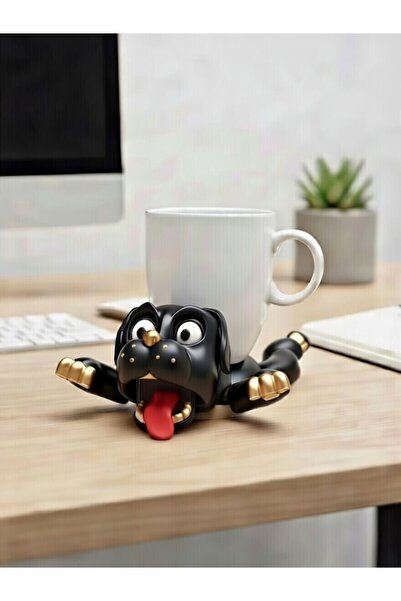 Generica Hareketli Köpek Tasarımlı Bardak Altlığı | 3D Baskı Eğlenceli Dekor ...