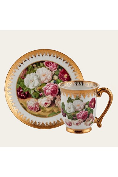 hediye Esterhomedecor 6 Person Porcelain Coffee Cup Set