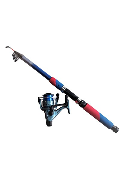 GENBA 2 Parça Yetişkin Olta Seti 270 cm Kamış 40'lık Makine